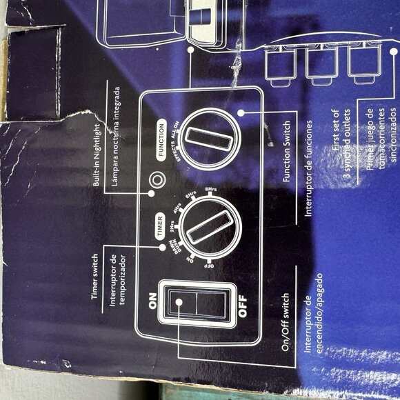 NOS Gemmy Christmas 2010 Create Your Own Holiday Light Show with Timer - Picture 15 of 16